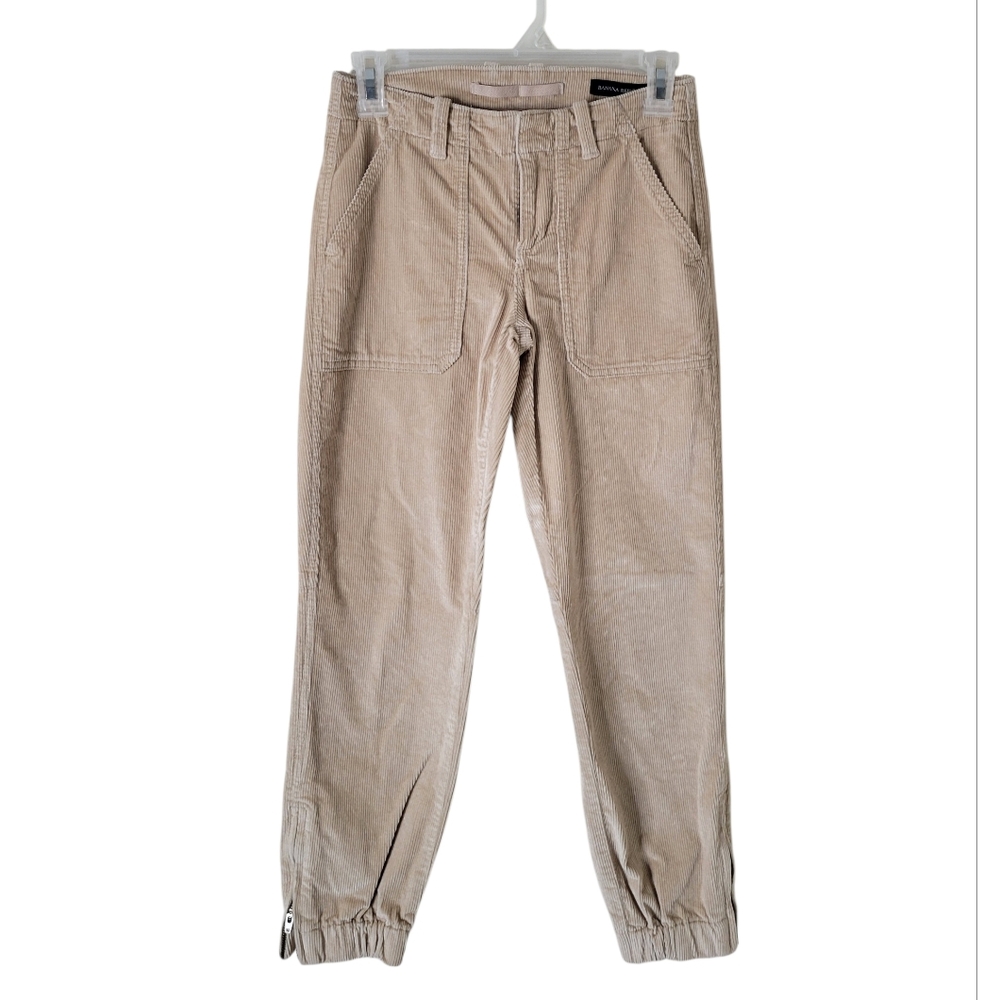 Banana Republic Khaki Corduroy Jogger Pants